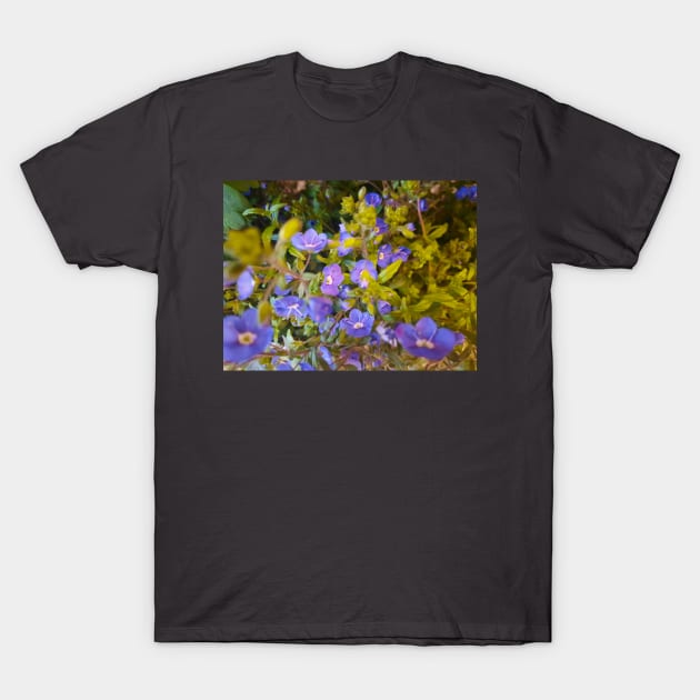 Spring Time, Purple Floral Photography T-Shirt by Tenpmcreations